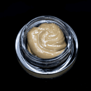 Tropicana Cherry Thca Hash Rosin in glass jar, premium concentrate.